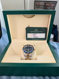 ROLEX SUBMARINER 16613 TWO-TONE BLUE DIAL 