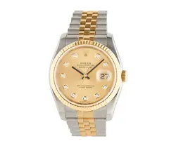 DIAMOND DIAL 18K&STEEL