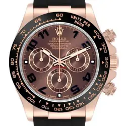ROLEX DAYTONA COSMOGRAPH ROSE GOLD MENS WATCH 116515 BOX CARD