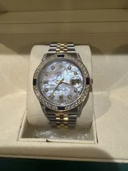 SAPPHIRES WHITE MOP