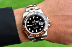 2020 ROLEX GMT-MASTER II ROOTBEER TWO TONE 18K EVEROSE GOLD 126711CHNR FULL SET