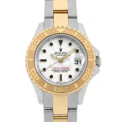 ROLEX YACHT MASTER 69623 WHITE T NUMBER SECOND HAND WOMEN