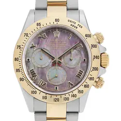 ROLEX DAYTONA 116523NR BLACK SHELL ROME V NUMBER SECOND HAND MENS