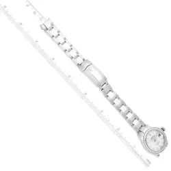 ROLEX DATEJUST STEEL WHITE GOLD MOP DIAL DIAMOND LADIES WATCH 279384