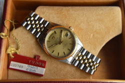 Tudor Prince Day Date Rolex Two Tone 94613 36mm Jubilee Bracelet Men's Watch