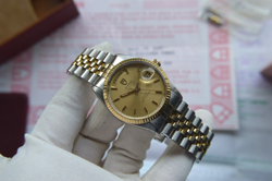 Tudor Prince Day Date Rolex Two Tone 94613 36mm Jubilee Bracelet Men's Watch