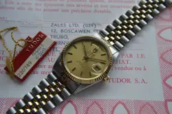 Tudor Prince Day Date Rolex Two Tone 94613 36mm Jubilee Bracelet Men's Watch