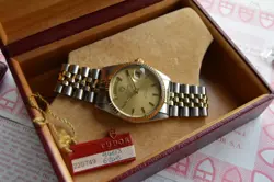 Tudor Prince Day Date Rolex Two Tone 94613 36mm Jubilee Bracelet Men's Watch