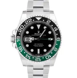 NEW 2024 ROLEX GMT-MASTER II GREEN SPRITE STEEL OYSTER WATCH 126720 VTNR BOX