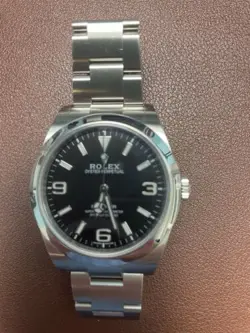 ROLEX EXPLORER 39MM MKII DIAL STAINLESS STEEL BRACELET 214270