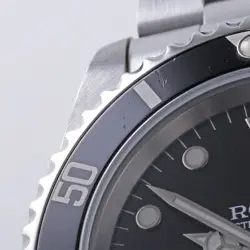 ROLEX SUBMARINER No Date 14060 Black Frozen Dial All Tritium W Number second...