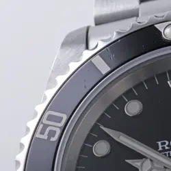 ROLEX SUBMARINER No Date 14060 Black Frozen Dial All Tritium W Number second...