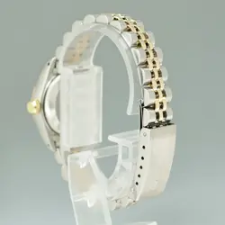Diamond Pearl Ladies Rolex DateJust 26mm 69173 Two Tone Gold Steel Jubilee Watch
