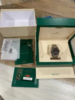 ROLEX SKY-DWELLER 326934 SILVER OYSTER BRACELET WITH SILVER BEZEL