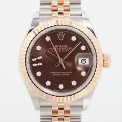 ROLEX DATEJUST 279171G SS×PG AT CHOCOLATE-FACE 4 EXTRA LINKS