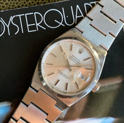 VINTAGE ROLEX OYSTERQUARTZ DATEJUST REF. 17000 STAINLESS STEEL WRISTWATCH