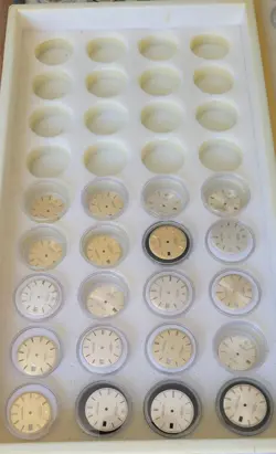 100% original Rolex lot 300 Rolex dials,1601/3 and 16013/4,all great condition