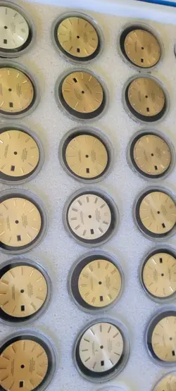 100% original Rolex lot 300 Rolex dials,1601/3 and 16013/4,all great condition