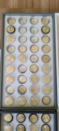 100% original Rolex lot 300 Rolex dials,1601/3 and 16013/4,all great condition