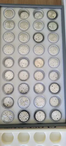 100% original Rolex lot 300 Rolex dials,1601/3 and 16013/4,all great condition