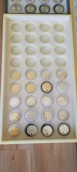 100% original Rolex lot 300 Rolex dials,1601/3 and 16013/4,all great condition