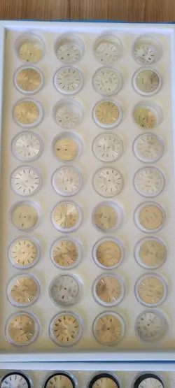100% original Rolex lot 300 Rolex dials,1601/3 and 16013/4,all great condition
