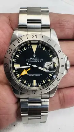 VINTAGE ROLEX EXPLORER II  REF 1655 “STEVE MCQUEEN” WATCH CIRCA 1981