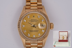 ROLEX DATEJUST 69178 DIAMOND DIAL WITH BOX PAPERS SERVICED