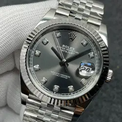 🎄Authentic🎄Rolex🎄Datejust 41mm WG Men's Watch 10P Diamond Oyster Role