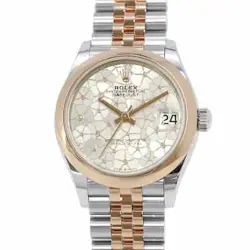 SILVERFLORAL MOTIF/DIAMOND