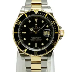 ROLEX SUBMARINER DATE 16613 BLACK DIAL AUTOMATIC 40MM MEN'S WATCH