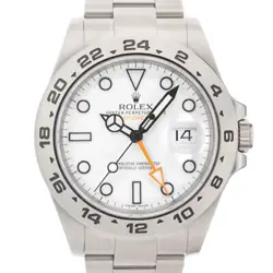 ROLEX EXPLORER II 216570 WHITE WARRANTY 2016 BOX/PAPER