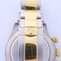 ROLEX Daytona Automatic Watch 116523G 18K Yellow Gold/Stainless Steel Black