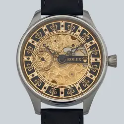 ROLEX 48MM MEN WITH POCKET ARRANGEMENT ANTIQUE MARRIAGE WATCH 1944