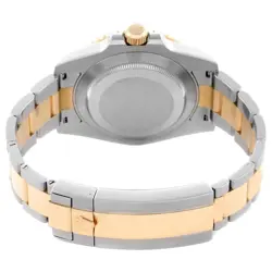 ROLEX SUBMARINER STEEL YELLOW GOLD BLUE MENS WATCH 116613
