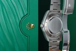 Rolex 116400GV Milgauss Green Crystal Azul Blue Matte Rare 'Z-Blue'