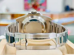 Rolex Submariner Date 116610 Custom " Smurf " Blue Dial Ceramic Bezel Watch MINT