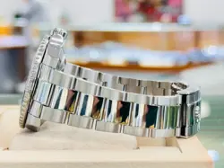 Rolex Submariner Date 116610 Custom " Smurf " Blue Dial Ceramic Bezel Watch MINT