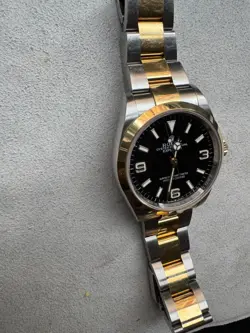 Preowned Rolex Explorer 124273 Two tone gold - includes box, papers, receipt