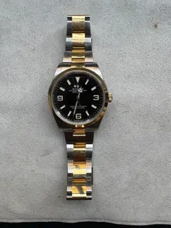 Preowned Rolex Explorer 124273 Two tone gold - includes box, papers, receipt