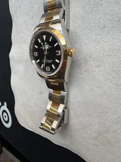 Preowned Rolex Explorer 124273 Two tone gold - includes box, papers, receipt