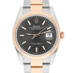 36MM ROSE GOLD/STEEL
