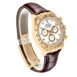 WHITE DIAL BROWN