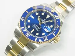 rolex Submariner Date SS x YG combination blue dial 126613LB watch men TO176385