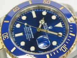 rolex Submariner Date SS x YG combination blue dial 126613LB watch men TO176385
