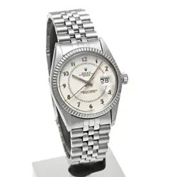 USED ROLEX Datejust 16014 Ivory Automatic Case: 36mm×36mm Men's Watch #12233