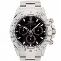 ROLEX DAYTONA 116520 BLACK WARRANTY 2012 BOX/PAPER