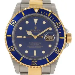 AUTHENTIC ROLEX SUBMARINER DATE 16613 SSXYG AUTOMATIC SERIAL INFO:M SERIAL  #...