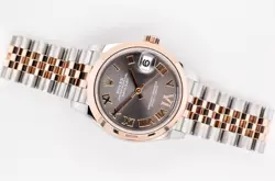 2022 Rolex Datejust 31 Factory Slate Diamond VI Dial 18k Everose Jubilee 278241