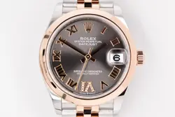2022 Rolex Datejust 31 Factory Slate Diamond VI Dial 18k Everose Jubilee 278241